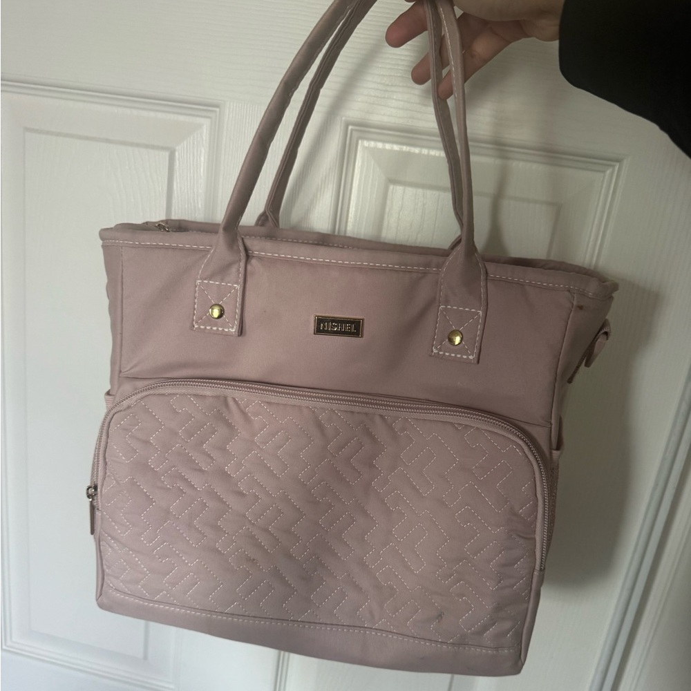 Blush Pink Quilted lunch box